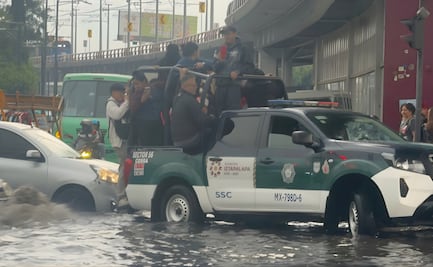 Lluvia de este martes provoca inundaciones en Iztapalapa; colonia Ejército de Oriente, de las más afectadas