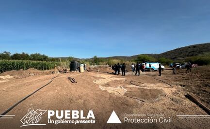 Accidente en excavación deja un muerto y un herido en Acatlán de Osorio, Puebla