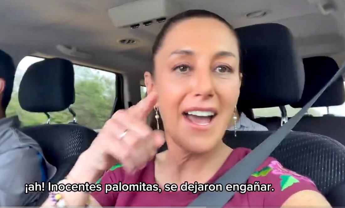 La precandidata a la presidencia de la Cuarta Transformación, Claudia Sheinbaum, bromeó con el regreso del avión presidencial, por el Día de los Inocentes. Foto: especial