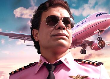 ¡Para ir al Noa Noa! Aerolínea mexicana dedica avión a Juan Gabriel y así luce