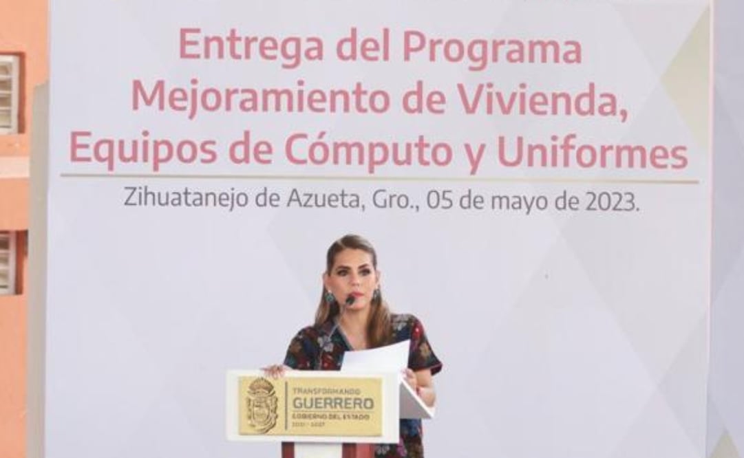 Evelyn Salgado aseguró que trabajará para mejorar el bienestar para todas las familias guerrerenses. Foto: Especial