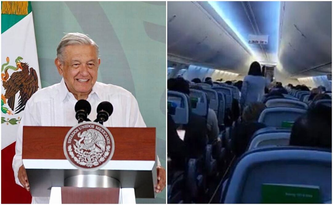 "Tengo una aceptación del 70%", dice AMLO luego de ser increpado en vuelo