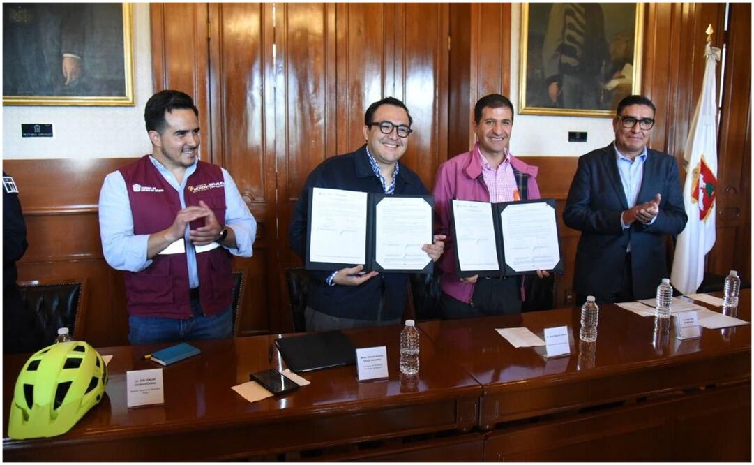El titular de la Secretaría de Movilidad, Daniel Sibaja González, mencionó que es un plan claro y concreto que forma parte del Plan de Desarrollo del Estado de México 2023-2029. Foto: Especial