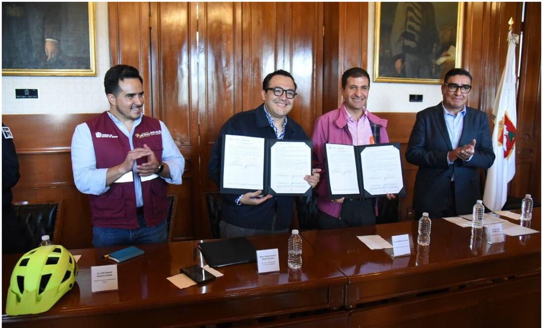 El titular de la Secretaría de Movilidad, Daniel Sibaja González, mencionó que es un plan claro y concreto que forma parte del Plan de Desarrollo del Estado de México 2023-2029. Foto: Especial