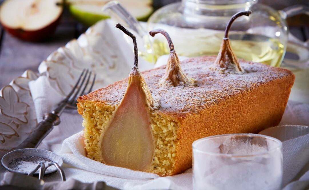 Panqué de pera y chía 