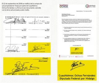 Cuauhtémoc Ochoa sí tiene propiedad en EU, indica documento