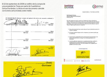 Cuauhtémoc Ochoa sí tiene propiedad en EU, indica documento