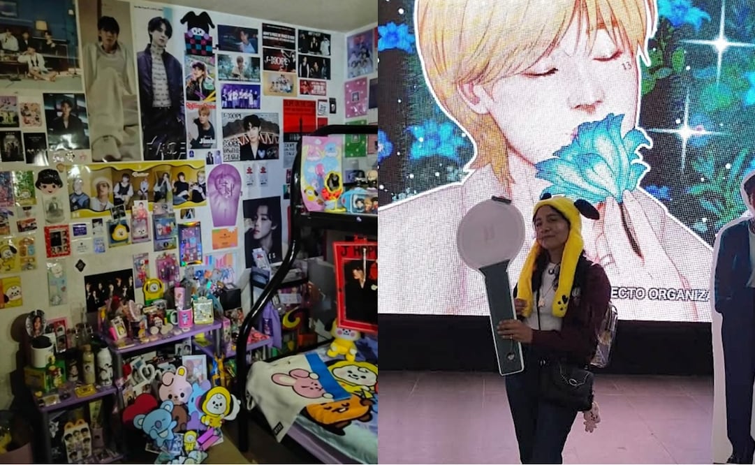 María, fan de BTS, tiene más de 10 tatuajes inspirados en la agrupación surcoreana. Foto: Cortesía.