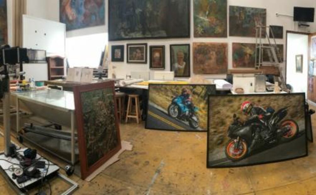 Un motoquero y su arte