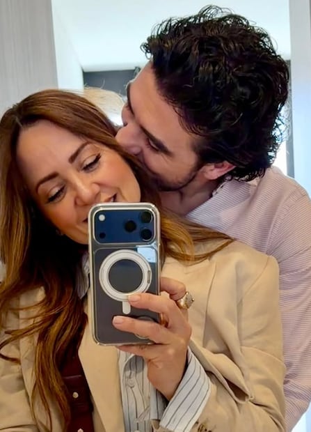 Andrea Legarreta y su novio Luis Carlos Origel.
Foto: Instagram andrealegarreta
