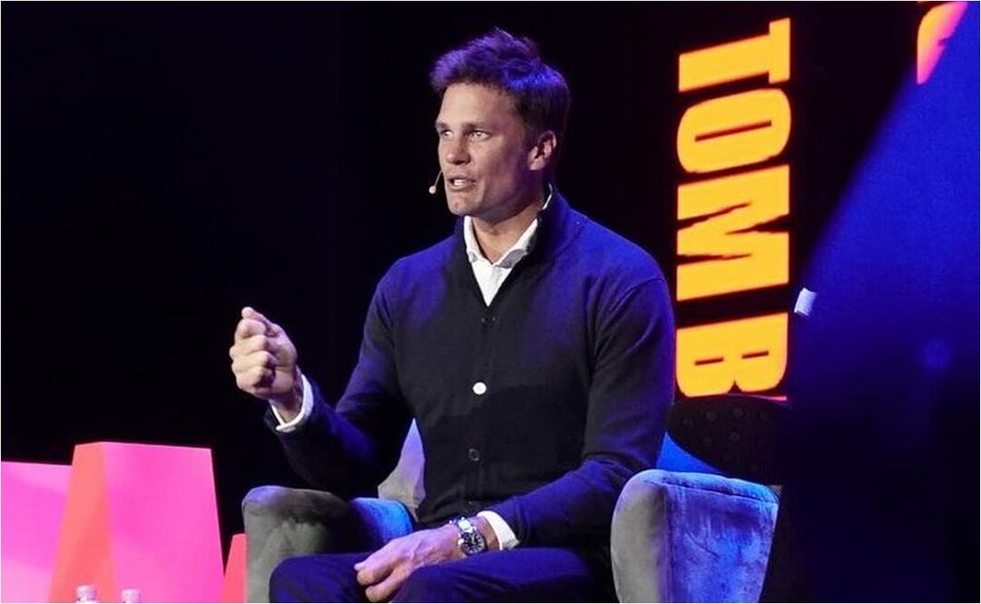 Tom Brady durante su participación en EXMA Heroes&Doers 2023. FOTO: exmamx