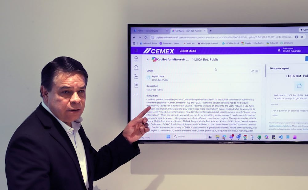 LUCA Bot, el agente de IA que ayuda a tomar decisiones y redefinir estrategias. Imagen: Cortesía