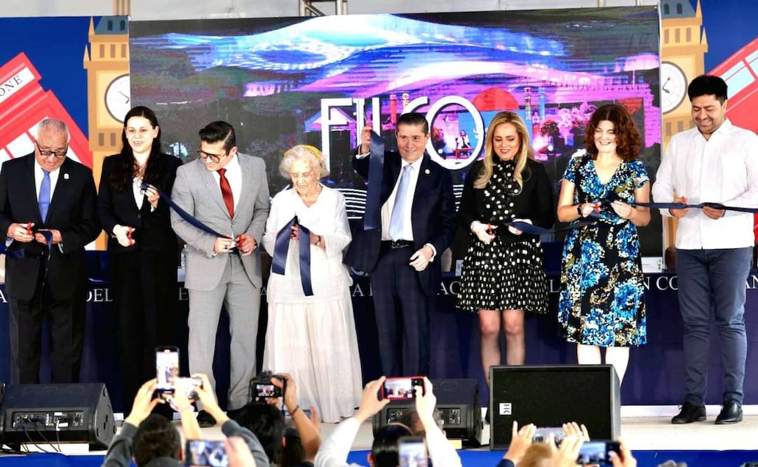 Giovani Gutiérrez inaugura Feria Internacional del Libro de Coyoacán; participan más de 243 expositores.
Foto: Especial.