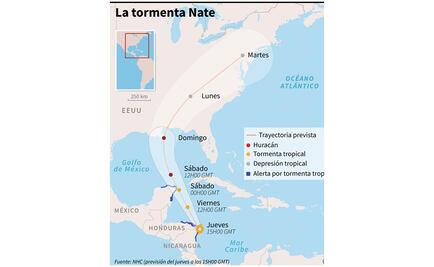Prevén fuertes lluvias en Cozumel y Cancún por tormenta "Nate"