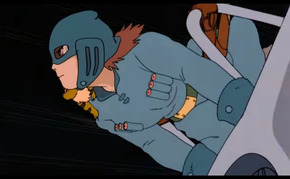 "Nausicaa del Valle del Viento" suele considerarse la primera película del aclamado Studio Ghibli. Captura de pantalla.