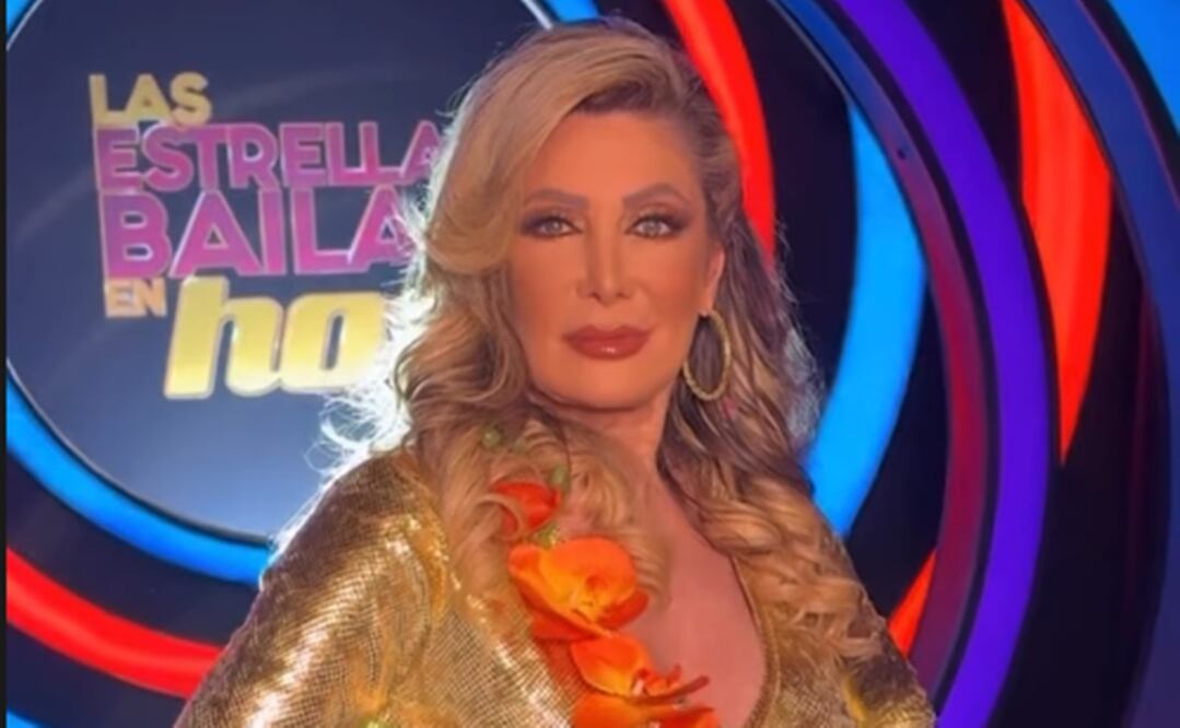 FelIcia Mercado en la pista de "Las estrellas bailan en Hoy".