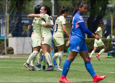 América vence a Cruz Azul en la Liga MX Femenil
