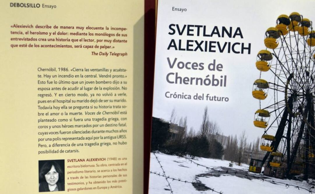 "Voces de Chernóbil, Crónica del futuro" es hasta ahora la única novela de Alexiévich disponible en español. (FOTO: EFE)