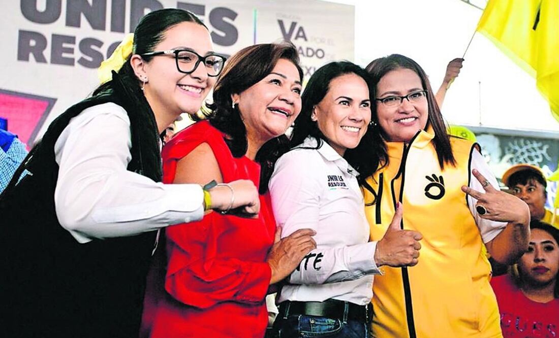 Alejandra del Moral, candidata de la coalición Va por El Estado de México, aseguró que si bien inició detrás de su adversaria en las preferencias electorales, ya la alcanzó, Foto: Especial