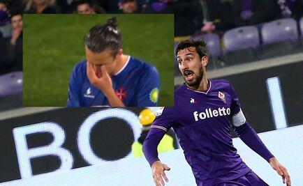 Ex compañero de Astori rompe en llanto en pleno partido