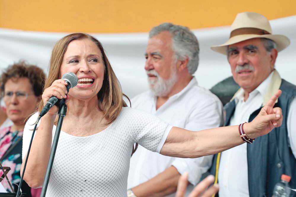 María Rojo acusó que como candidata de Morena a la alcaldía de Coyoacán sufrió violencia política por parte de su contrincante del Frente. (ARCHIVO EL UNIVERSAL)
