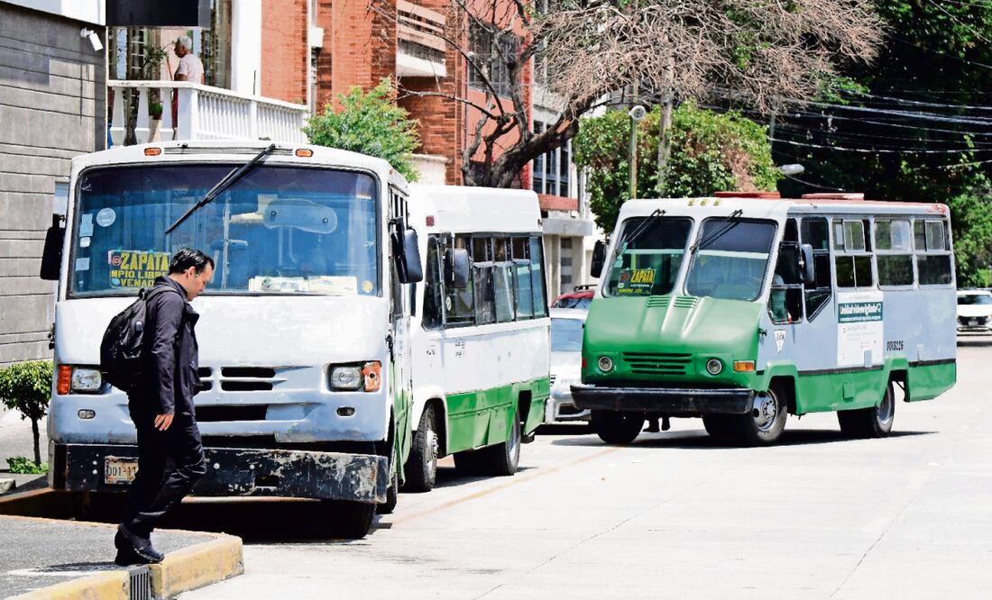 Transportistas CDMX. Foto: Archivo EL UNIVERSAL