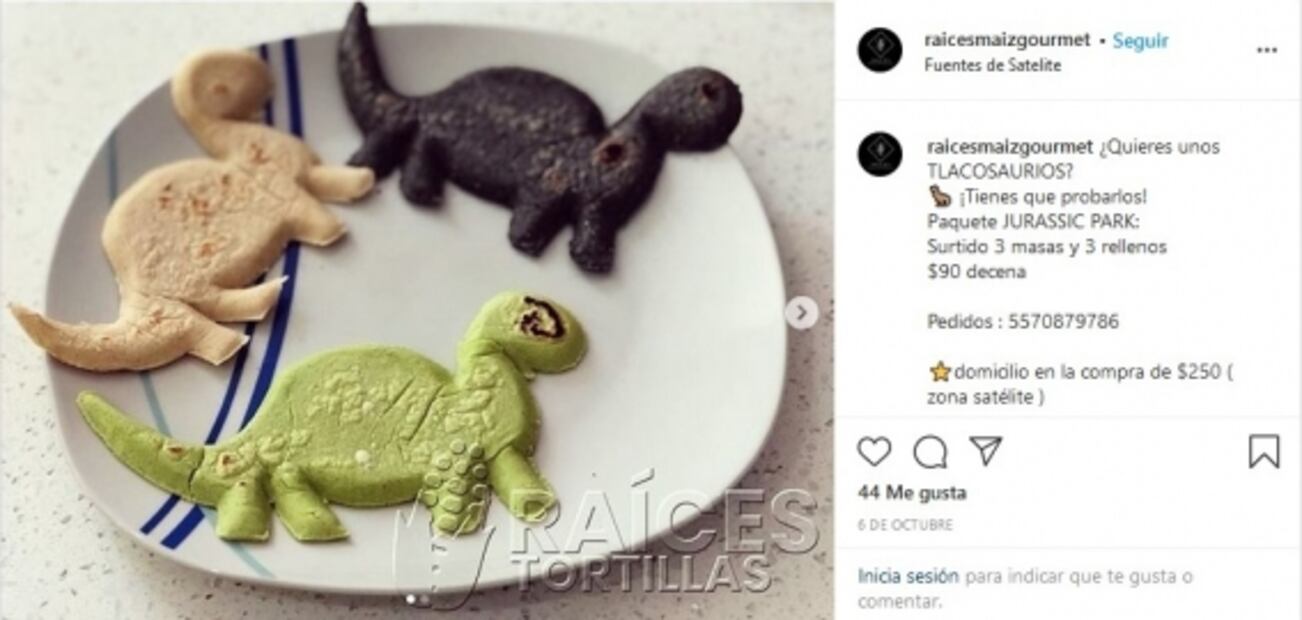 Tlacosaurios: los tlacoyos con forma de dinosaurio que debes probar