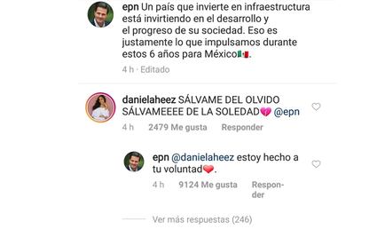 Peña Nieto completa canción de RBD en Instagram