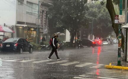 ¡No olvides el paraguas! Activan alerta amarilla por lluvias fuertes en 10 alcaldías de CDMX; hay posible caída de granizo y viento de 50 km/h