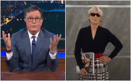Stephen Colbert y Meryl Streep recrean épica escena de “El Diablo Viste a la Moda”; video se vuelve viral