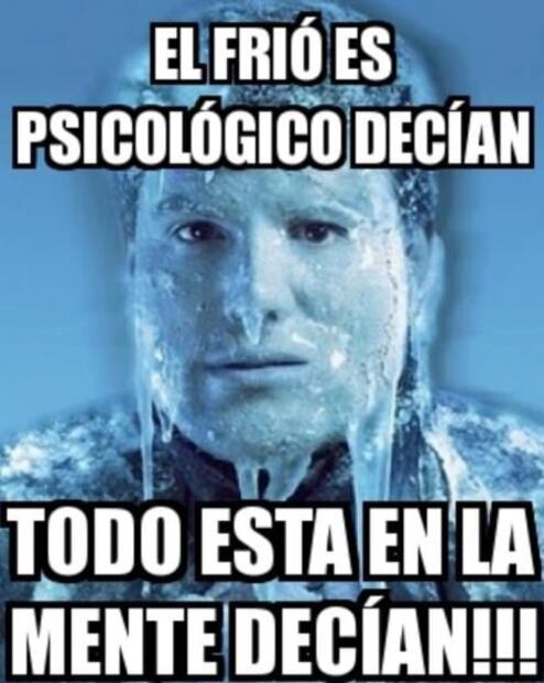 Los mejores memes para soportar las bajas temperaturas en la capital 