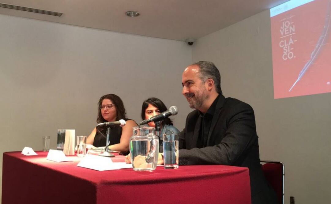Conferencia de presentación del ciclo organizado por el INBA y la Coordinación Nacional de Literatura. (FOTO de Twitter: @literaturainba)