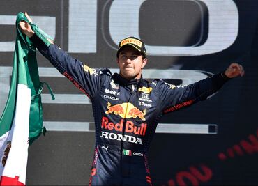 ¡Histórico! Checo Pérez, tercero en el GP de México y primer mexicano en subir al podio en el Hermanos Rodríguez