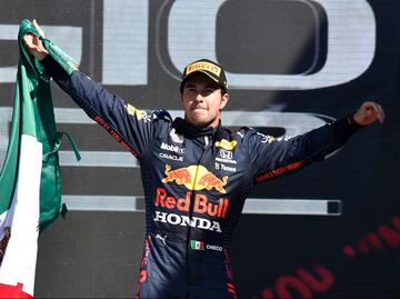 ¡Histórico! Checo Pérez, tercero en el GP de México y primer mexicano en subir al podio en el Hermanos Rodríguez