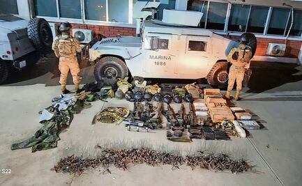 Asegura la Marina armamento y equipo táctico