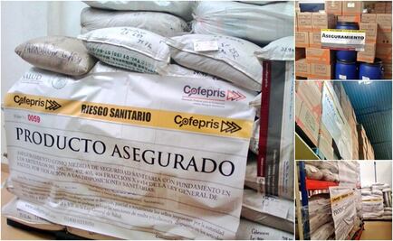 Cofepris asegura más de un millón de productos