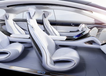 Lanzan primeras imágenes interiores del Mercedes Benz EQ