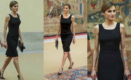 La reina de España enloquece con vestido negro
