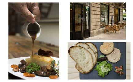 Un rincón galo en la glorieta de Cibeles