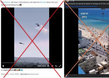¡Fake! Videos de supuestos bombardeos de Hamas a helicópteros en Israel son de un videojuego
