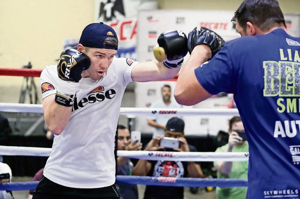 “Beefy ” quiere aprovechar su primera oportunidad de enfrentar a un boxeador de renombre (GOLDEN BOY PROMOTIONS)