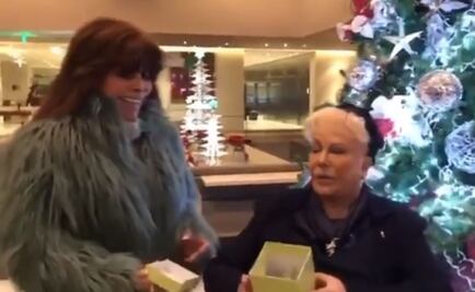 Yolanda Andrade comparte emotivo video de Verónica Castro y su madre