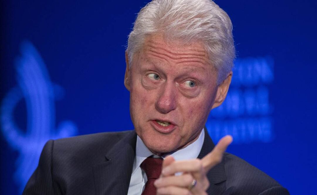 Bill Clinton muestra su apoyo a Biden. Foto: EL UNIVERSAL