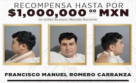 Ofrecen un millón de pesos por cada reo fugado en Sonora; Fiscalía intensifica búsqueda de tres prófugos