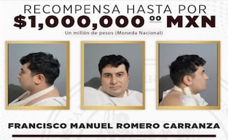 Ofrecen un millón de pesos por cada reo fugado en Sonora; Fiscalía intensifica búsqueda de tres prófugos