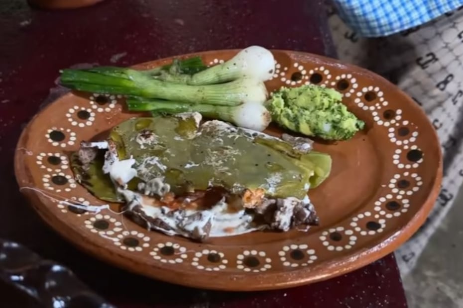 Doña Ángela reinventa las gringas con ayuda del nopal. Foto: YouTube "De Mi Rancho a Tu Cocina"