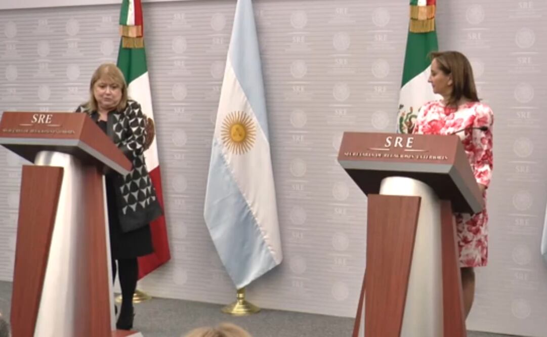 Ambas cancilleres ofrecieron conferencia de prensa. /Especial