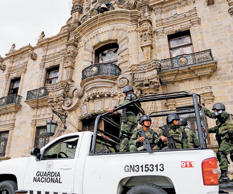 La CIDH cuestionó la naturaleza civil de la Guardia Nacional porque, dijo, el organismo aún tiene estructura militar. ARCHIVO EL UNIVERSAL