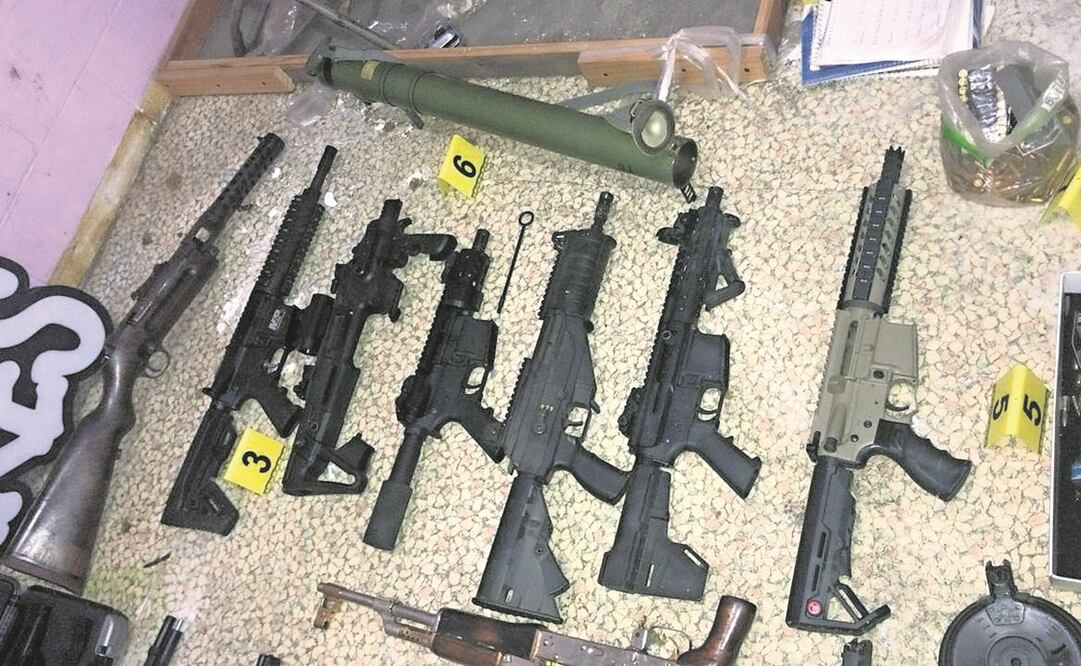Este gobierno ha incautado más armas que otros sexenios. Foto: Archivo/ EL UNIVERSAL 