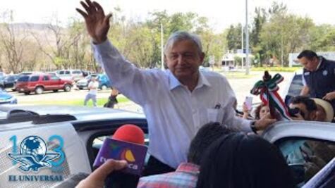 Llega AMLO a Oaxaca; presidirá ceremonia por natalicio de Benito Juárez